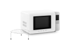 Микровълнова Smeg MOC01WHMEU