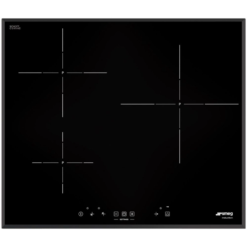 Индукционен плот за вграждане Smeg SI5633B