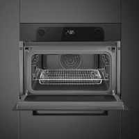 Комбинирана микровълнова фурна за вграждане SMEG SO4201M1BI
